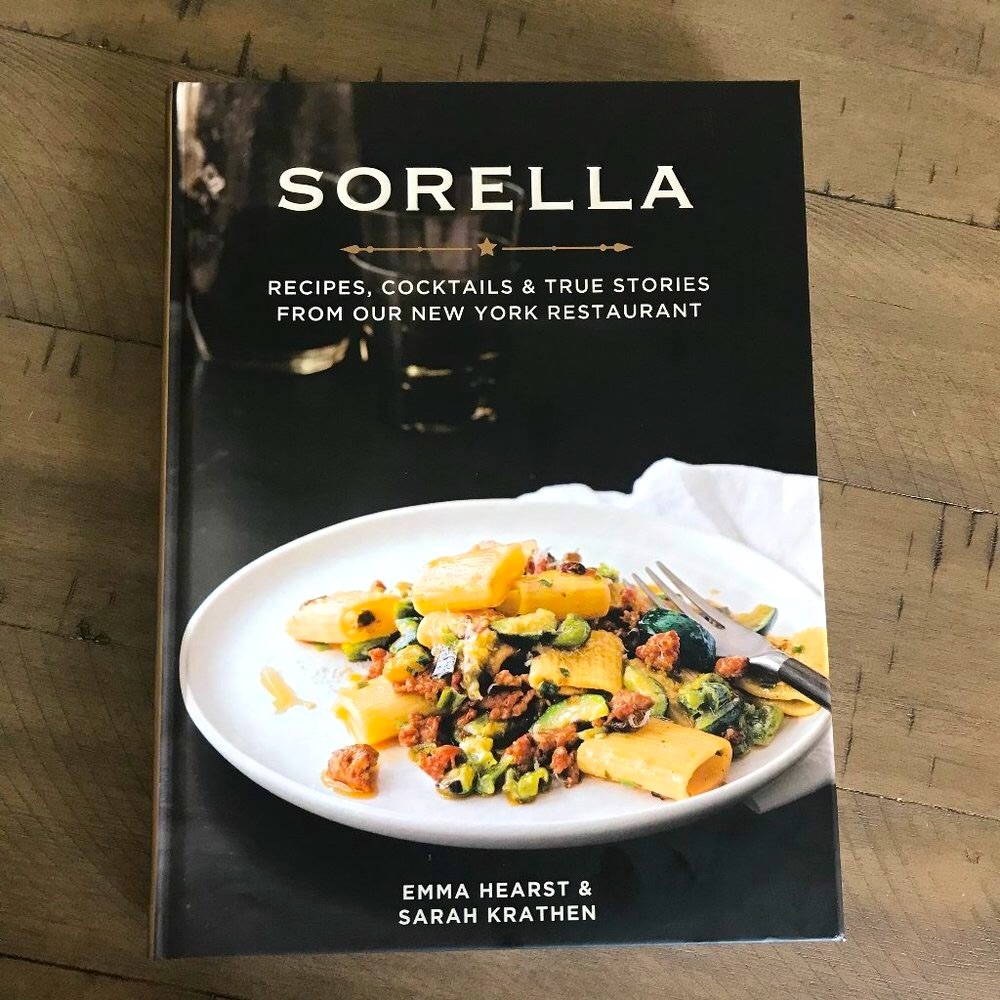Italian Menu CookBook Sorella: Recipes from New York Restaurant